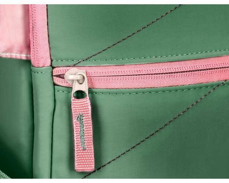 Mochila antartik basic pack con bolsillo para portatil verde 20 l 300x160x420 mm