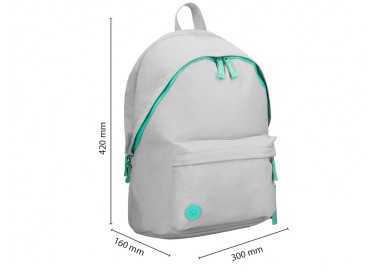 Mochila antartik basic pack con bolsillo para portatil gris 20 l 300x160x420 mm