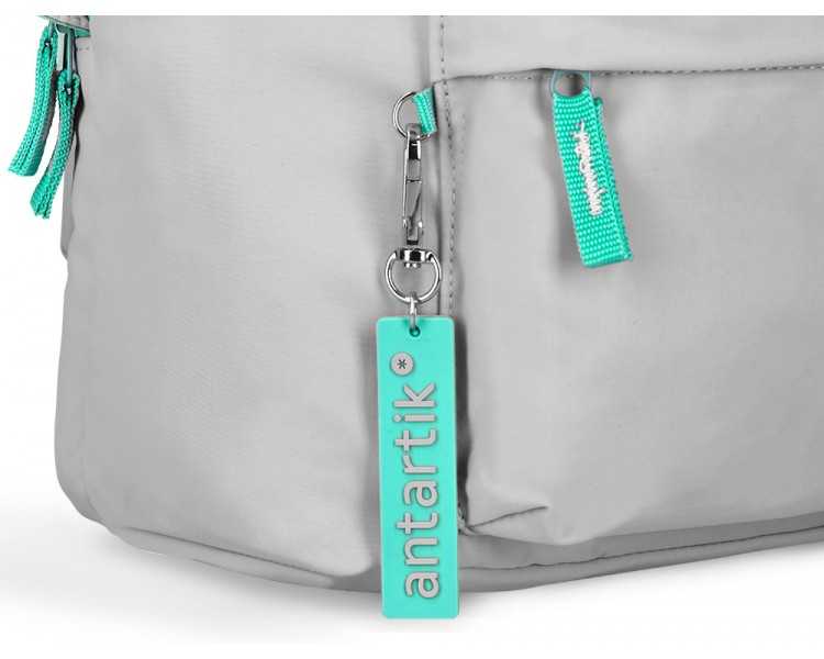 Mochila antartik basic pack con bolsillo para portatil gris 20 l 300x160x420 mm