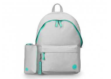 Mochila antartik basic pack con bolsillo para portatil gris 20 l 300x160x420 mm