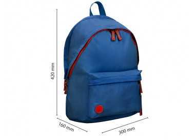 Mochila antartik basic pack con bolsillo para portatil azul marino 20 l 300x160x420 mm