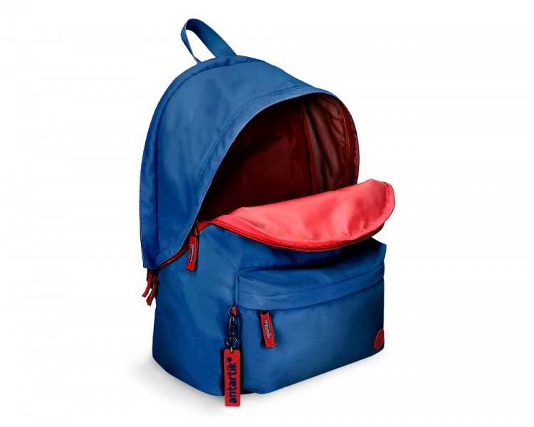 Mochila antartik basic pack con bolsillo para portatil azul marino 20 l 300x160x420 mm