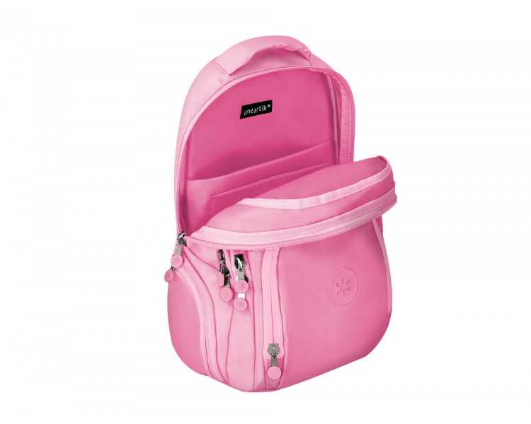 Mochila antartik fusion flex multibolsillo rosa 19 l 450x180x300 mm
