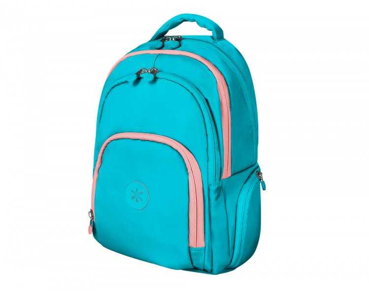 Mochila antartik fusion flex multibolsillo turquesa 19 l 450x180x300 mm
