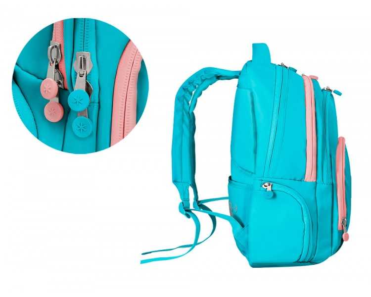 Mochila antartik fusion flex multibolsillo turquesa 19 l 450x180x300 mm