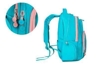 Mochila antartik fusion flex multibolsillo turquesa 19 l 450x180x300 mm