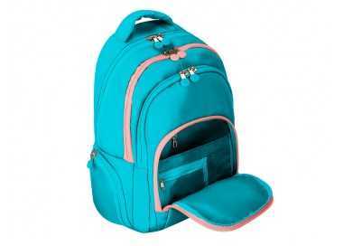 Mochila antartik fusion flex multibolsillo turquesa 19 l 450x180x300 mm