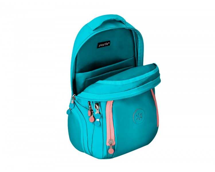 Mochila antartik fusion flex multibolsillo turquesa 19 l 450x180x300 mm