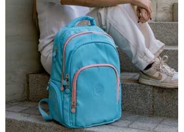 Mochila antartik fusion flex multibolsillo turquesa 19 l 450x180x300 mm