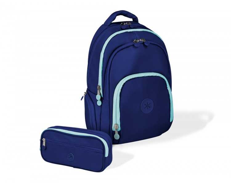 Mochila antartik fusion flex multibolsillo azul marino 19 l 450x180x300 mm