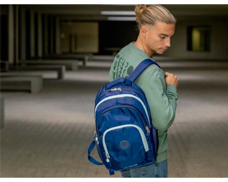 Mochila antartik fusion flex multibolsillo azul marino 19 l 450x180x300 mm