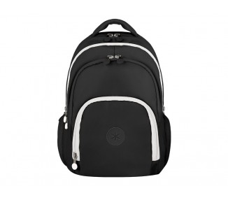 Mochila antartik fusion flex multibolsillo negro 19 l 450x180x300 mm