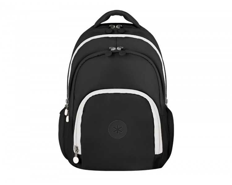 Mochila antartik fusion flex multibolsillo negro 19 l 450x180x300 mm