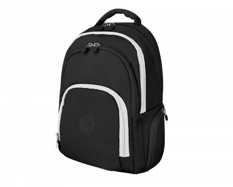 Mochila antartik fusion flex multibolsillo negro 19 l 450x180x300 mm