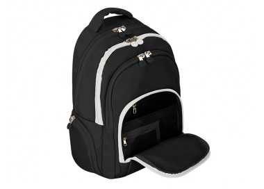 Mochila antartik fusion flex multibolsillo negro 19 l 450x180x300 mm
