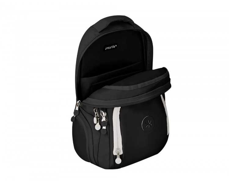 Mochila antartik fusion flex multibolsillo negro 19 l 450x180x300 mm