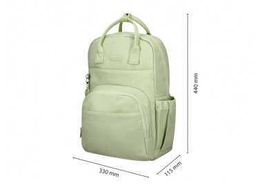 Mochila antartik glow bags con acolchado para portatil 15'' verde 25 l 440x150x310 mm Mochila antartik glow bags con acolchado para portatil 15'' verde 25 l 440x150x310 mm