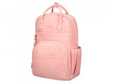 Mochila antartik glow bags con acolchado para portatil 15'' rosa 25 l 440x150x310 mm
