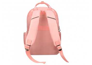 Mochila antartik glow bags con acolchado para portatil 15'' rosa 25 l 440x150x310 mm