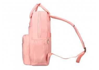 Mochila antartik glow bags con acolchado para portatil 15'' rosa 25 l 440x150x310 mm