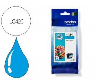 Ink-jet brother lc424c dcp-1200w cian 750 paginas