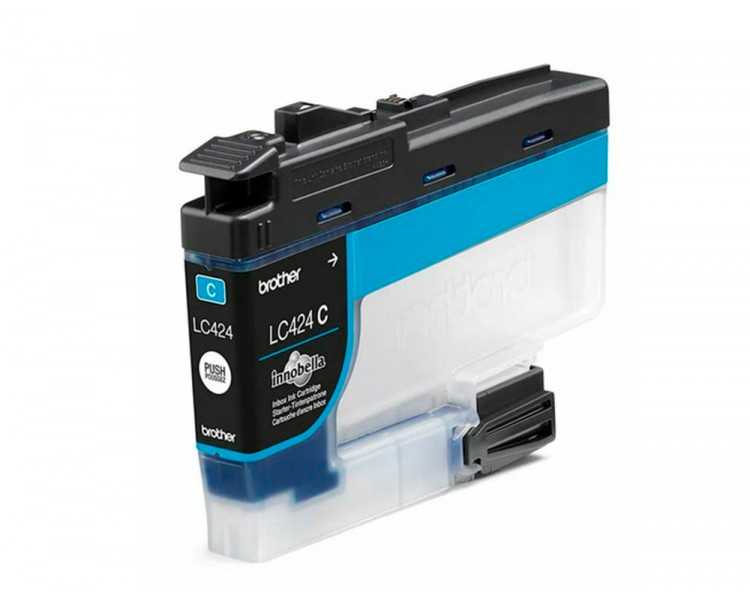 Ink-jet brother lc424c dcp-1200w cian 750 paginas