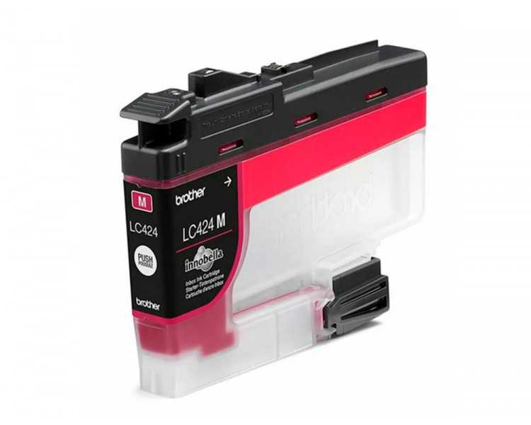 Ink-jet brother lc424 dcp-1200w magenta 750 paginas