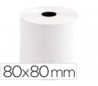 Rollo sumadora termico greening 80 mm ancho x 80 mm diametro sin bisfenol a papel de 70 g/m2