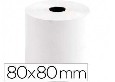 Rollo sumadora termico greening 80 mm ancho x 80 mm diametro sin bisfenol a papel de 70 g/m2