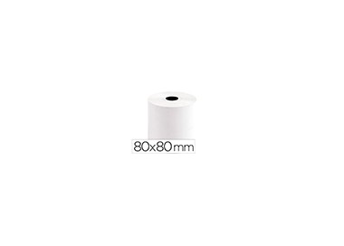 Rollo sumadora termico greening 80 mm ancho x 80 mm diametro sin bisfenol a papel de 70 g/m2