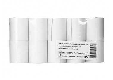 Rollo sumadora termico greening 57 mm ancho x 47mm diametro para tpv sin bisfenol a papel de 70 g/m2