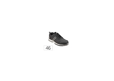 Zapato de seguridad deltaplus boston deportivo poliester con refuerzo tpu suela sellada negro talla 46