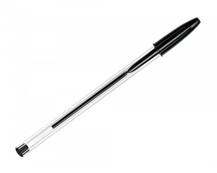 Boligrafo bic cristal original tinta negra bolsa de 5 unidades