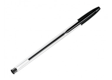 Boligrafo bic cristal original tinta negra bolsa de 5 unidades