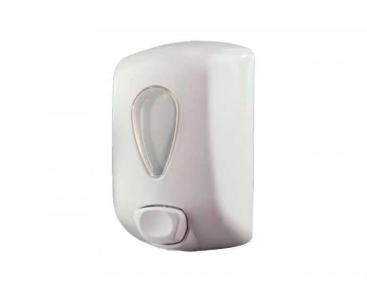 Dispensador gel lavamanos dahi abs color blanco capacidad 0,9l 210x128x90 mm
