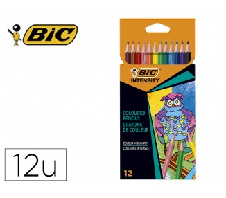 Lapices de colores intensity caja de 12 unidades colores surtidos