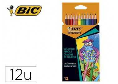 Lapices de colores intensity caja de 12 unidades colores surtidos