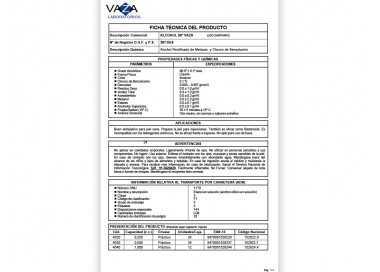 Alcohol kelsia vaza de 96º bote de 250 ml