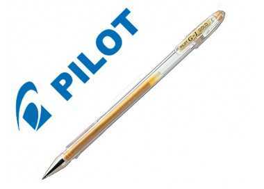 Boligrafo pilot g1 tinta gel oro