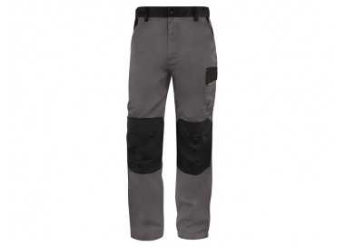 Pantalon de trabajo deltaplus cintura ajustable 5 bolsillos color gris verde talla m Pantalon de trabajo deltaplus cintura ajustable 5 bolsillos color gris verde talla m