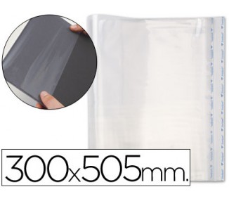 Forralibro pp ajustable adhesivo 300x550 mm
