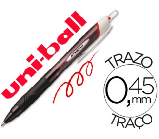Boligrafo uni-ball jet stream sport sxn-150e tinta hibrida rojo