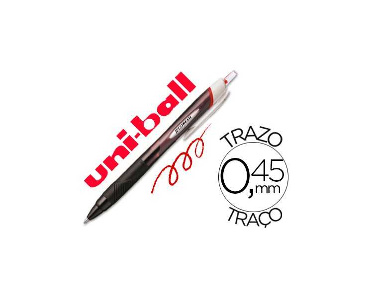 Boligrafo uni-ball jet stream sport sxn-150e tinta hibrida rojo