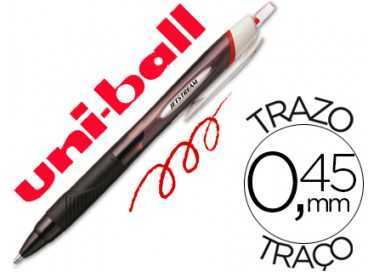 Boligrafo uni-ball jet stream sport sxn-150e tinta hibrida rojo