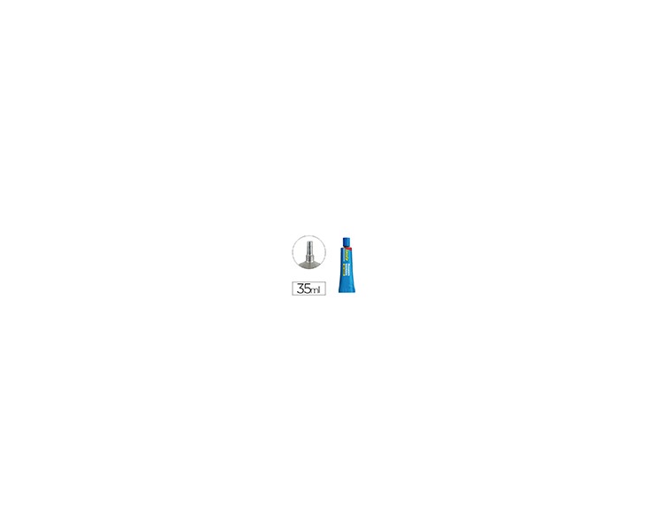 Pegamento imedio universal transparente banda azul 35 ml unidad