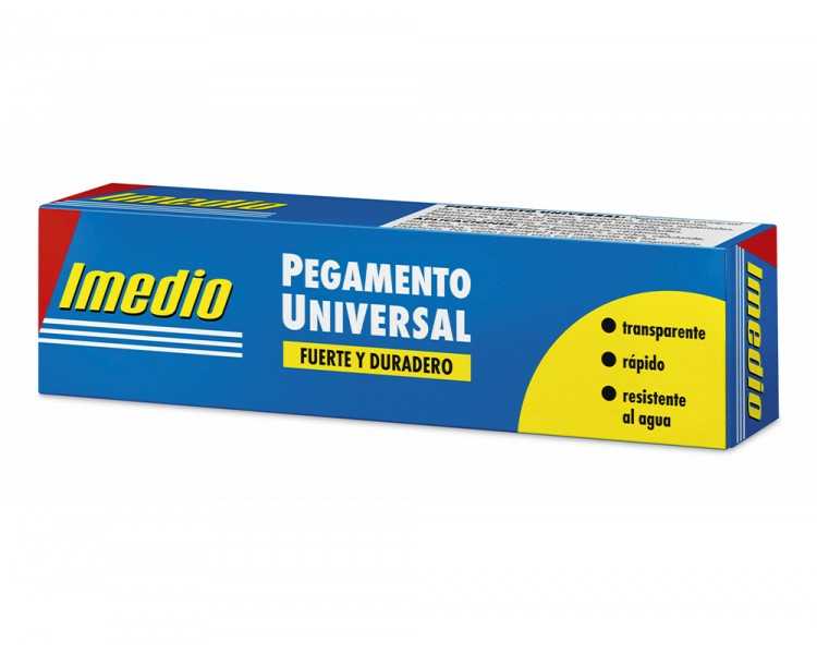 Pegamento imedio universal transparente banda azul 35 ml unidad