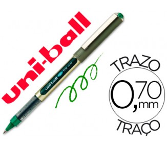 Rotulador uni-ball roller ub-157e verde 0,7 mm unidad