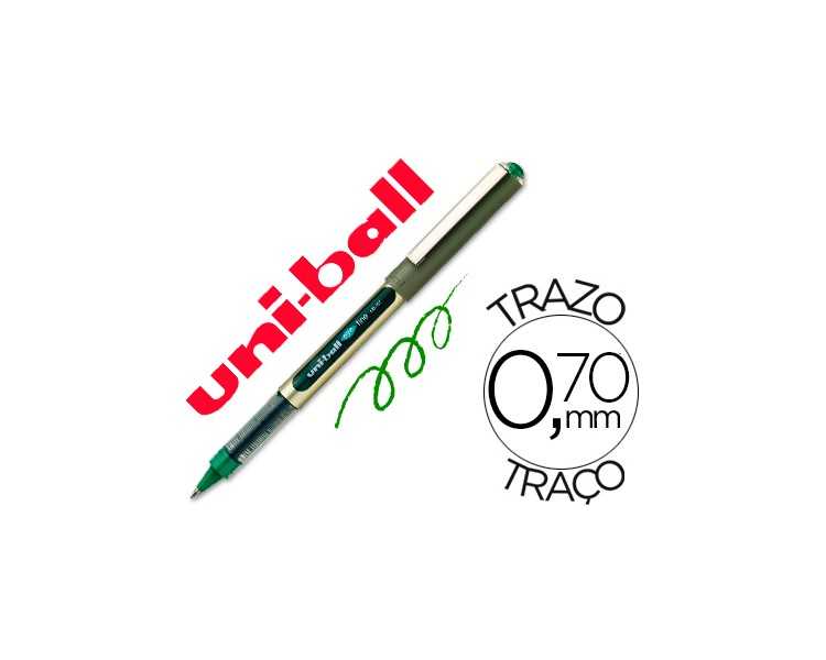 Rotulador uni-ball roller ub-157e verde 0,7 mm unidad