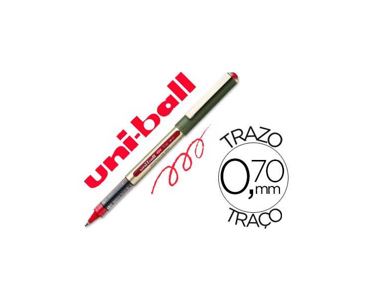Rotulador uni-ball roller ub-157e rojo 0,7 mm unidad