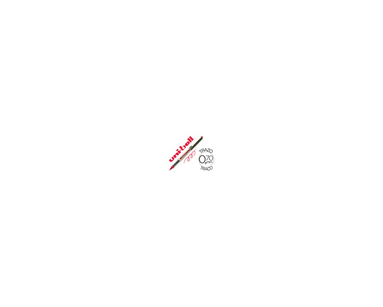 Rotulador uni-ball roller ub-157e rojo 0,7 mm unidad